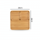 Wooden Plates Set - 3 Pcs